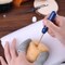 8 Pieces Needle Felting Kit, Needle Felting Starter Kit, 8 Colors Wool Roving for Needle Felting, Fibre Wool Yarn Roving with Plastic Storage Box, Wool Felt Tools with Felting Needles (Dark)